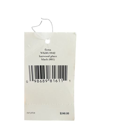 Kate Spade Harwood Place Fiona Leather New Square Shoulder Crossbody Black NWT - Picture 5 of 13